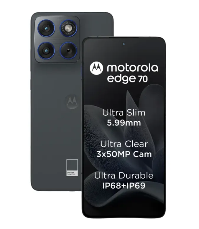 MOTOROLA Edge 70 5G PANTONE Gadget Gray (8/256GB) 
