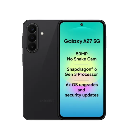 Samsung Galaxy A27 5G (Black, 128 GB) (6 GB RAM)