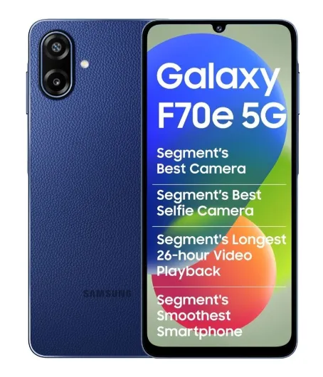 Samsung Galaxy F70e 5G (Spotlight Blue, 128 GB) (4 GB RAM)