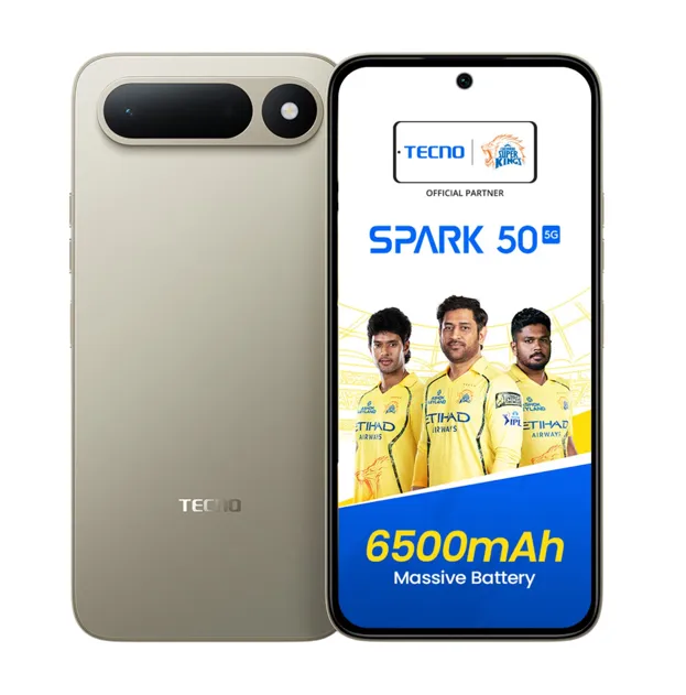Tecno Spark 50 5G (Champagne Gold, 128 GB) (4 GB RAM)