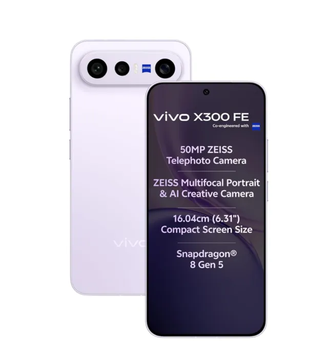 vivo X300 FE (Lilac Purple, 12GB + 256GB)