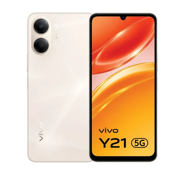 vivo Y21 5G (Straw Gold, 64 GB) (4 GB RAM)