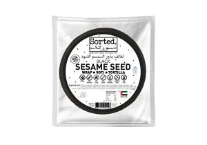 Black Sesame Wraps (frozen) - High Protein-Vegan-Gluten-free