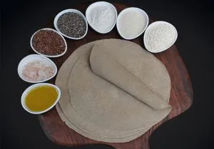 White Sesame Wraps (frozen) - High Protein-Vegan-Gluten-free