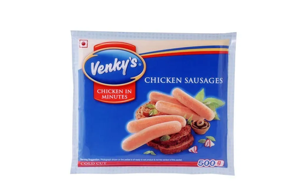 Venkys Chicken Sausages (500G)