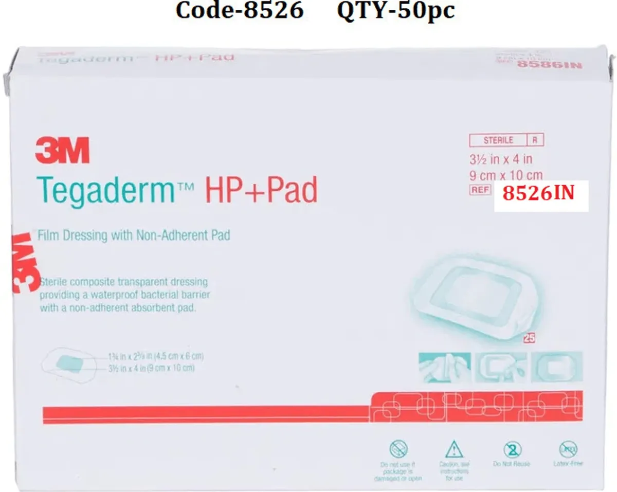 3M Tegaderm HP 8526IN Pack of 50